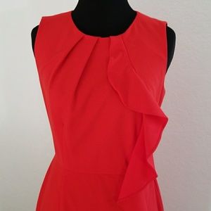 Calvin Klein Ruffle Dress